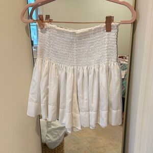 Chic White A-Line Women's Skirt